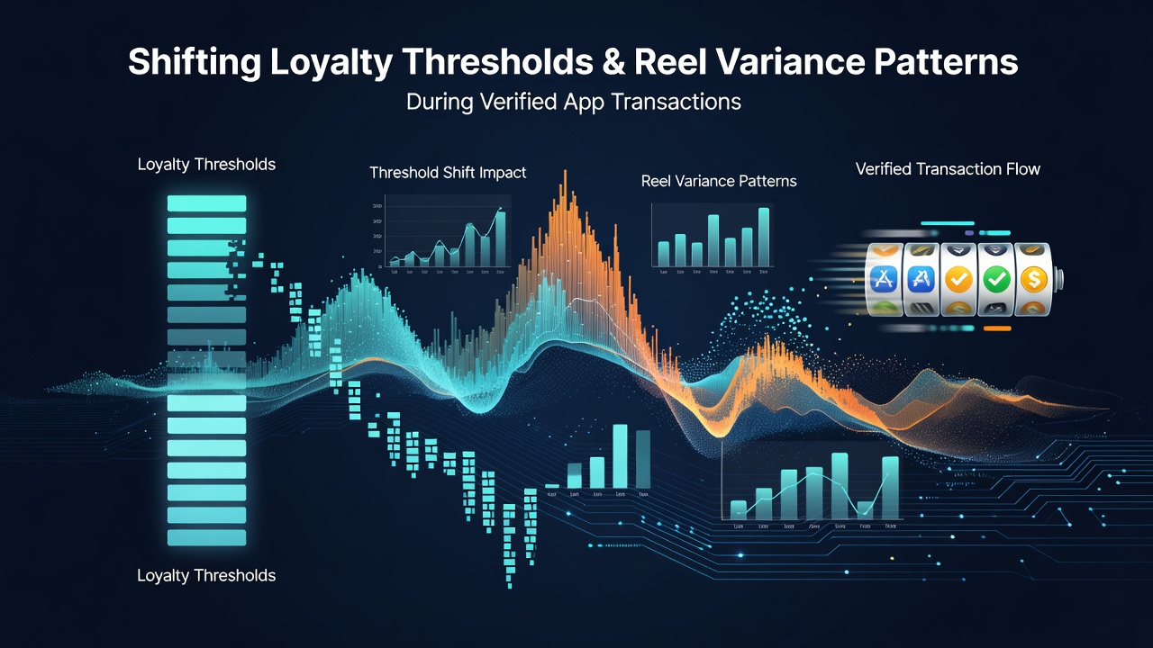 Chart displaying variance pattern changes after loyalty tier upgrades in verified mobile transactions